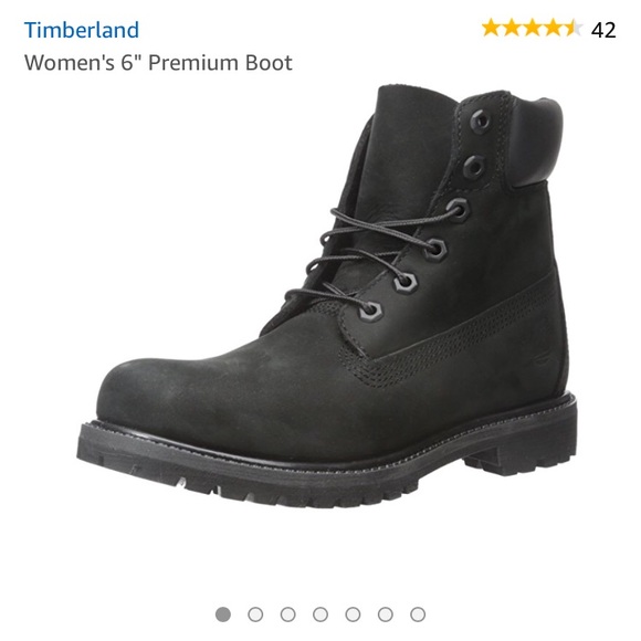 womens all black timbs